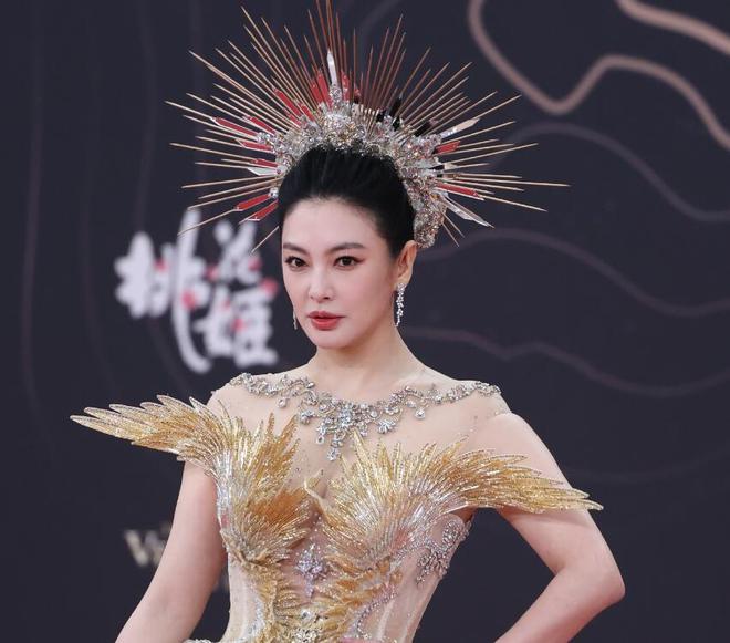 嫣胖了赵丽颖疲惫张颂文不受风波影响！尊龙凯时APP星光大赏红毯生图：唐(图12)