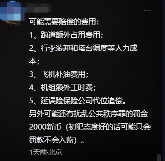 ：回应更多细节曝光网友说是“惯犯”尊龙凯时app女子逼停飞机新后续(图7)